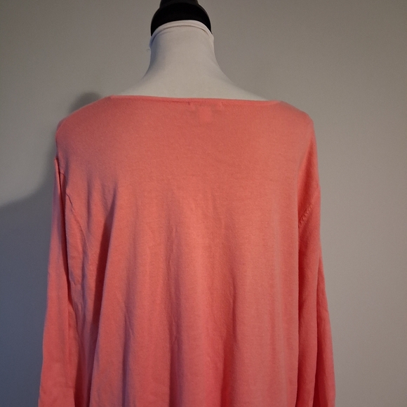Coral Long Sleeve Tunic Laganlook Size XL - Picture 4 of 12
